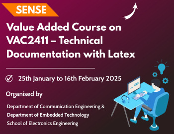 Value Added Course on VAC2411 – Technical Documentation with Latex