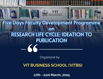 Five Days Faculty Development Programme on Research Life Cycle: Ideation to Publication