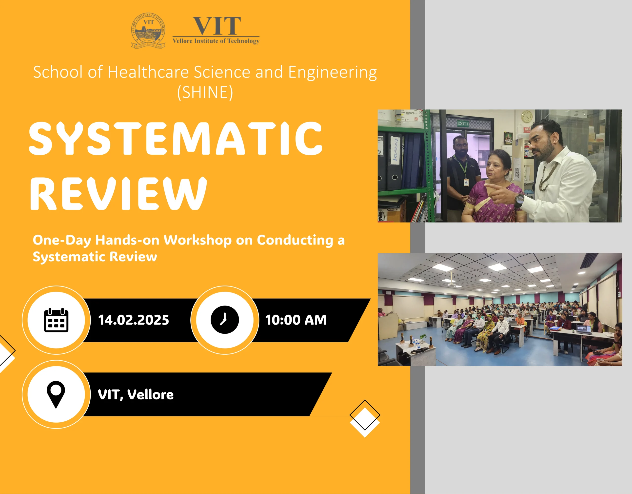 One-Day Hands-on Workshop on Conducting a Systematic Review