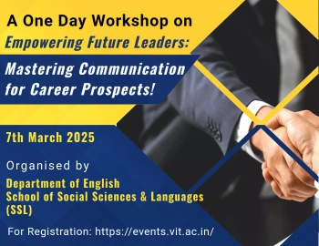 A One Day Workshop on Empowering Future Leaders: Mastering Communication for Career Prospects