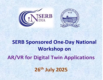 SERB Sponsored One-Day National Workshop on AR/VR for Digital Twin Applications