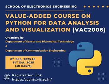 Value-added Course on Python for Data Analysis and Visualization (VAC2006)