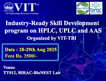 Industry-Ready Skill Development program on HPLC, UPLC and AAS