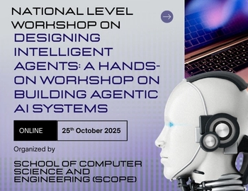 National Level Workshop on Designing Intelligent Agents: A Hands-On Workshop on Building Agentic AI Systems (Online)