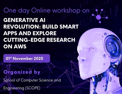 One day Online workshop on Generative AI Revolution: Build Smart Apps and Explore Cutting-Edge Research on AWS