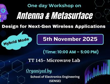 One day Workshop on Antenna & Metasurface Design for Next-Gen Wireless Applications