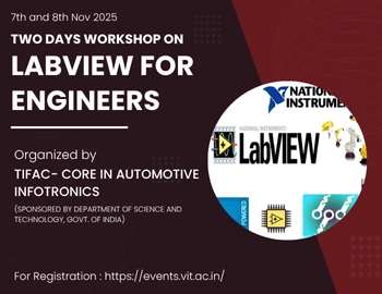 Two Days Workshop on LabVIEW for Engineers – TIFAC-CORE