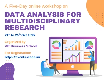 A Five-Day online workshop on DATA Analysis for Multidisciplinary Research