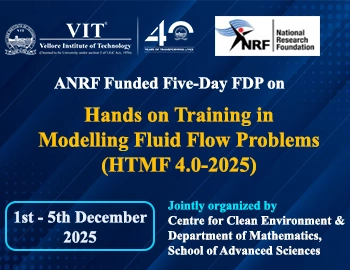 ANRF Funded Five-Day FDP on Hands on Training in Modelling Fluid Flow Problems (HTMF 4.0-2025)