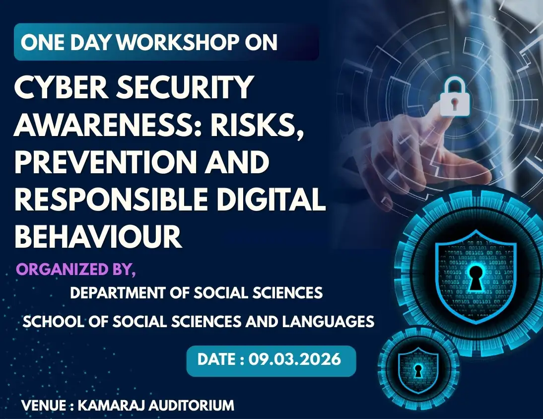 One Day Workshop On Cyber Security Awareness: Risks, Prevention and Responsible Digital Behaviour