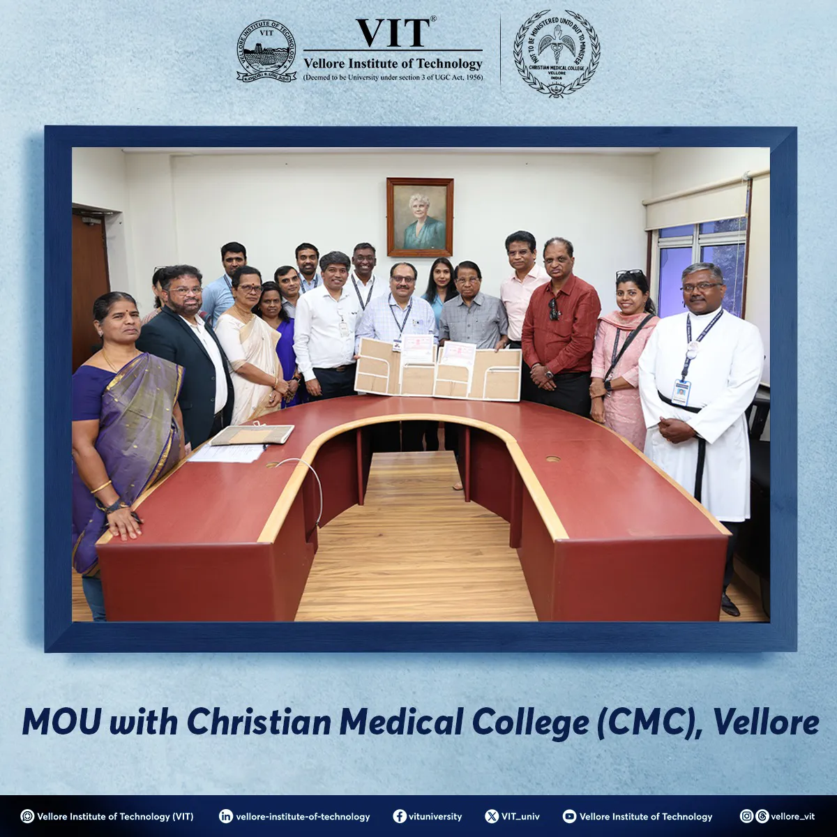 Vellore Giants Unite: VIT and CMC Join Forces to Revolutionize ...