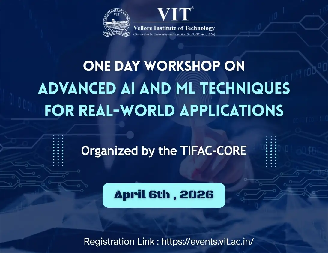 One day Workshop on Advanced AI and ML Techniques for Real-World Applications