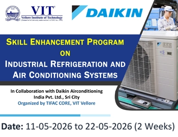Skill Enhancement Program on Industrial Refrigeration and Air Conditioning Systems
