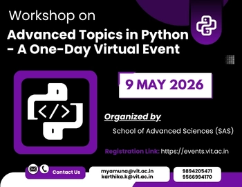 Workshop on Advanced Topics in Python – A One-Day Virtual Event