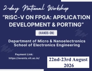 2-day National Workshop “RISC-V on FPGA: Application Development & Porting”