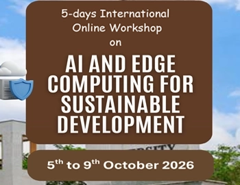 5-days International Workshop on AI and Edge Computing for Sustainable Development