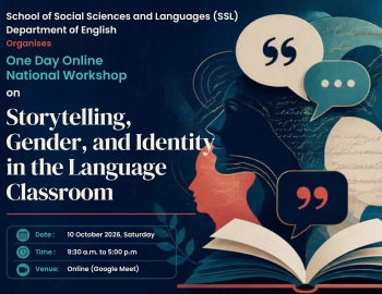 One Day Online National Workshop on Storytelling, Gender, and Identity in the Language Classroom