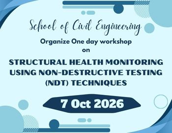 One day workshop on Structural Health Monitoring Using Non-Destructive Testing(NDT) Techniques